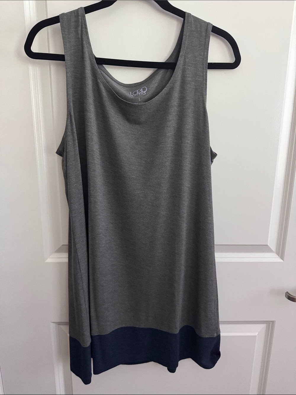 LOGO by Lori Goldstein layers tank. Vintage. Never worn. Large.